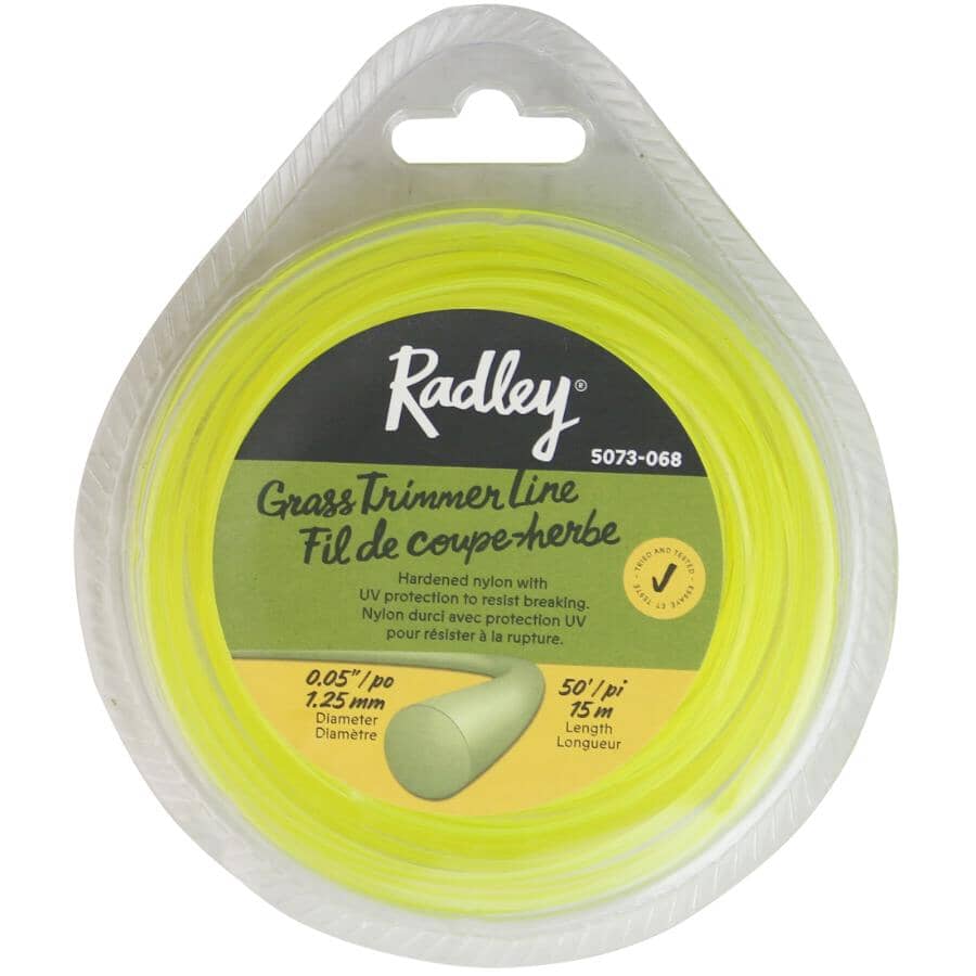 0.050" x 50' Round Grass Trimmer Line
