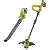 Cordless Lawn Blower and Trimmer Kit - 20 Volt