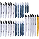 Metal / Wood Reciprocating Blade Set - 28 Piece