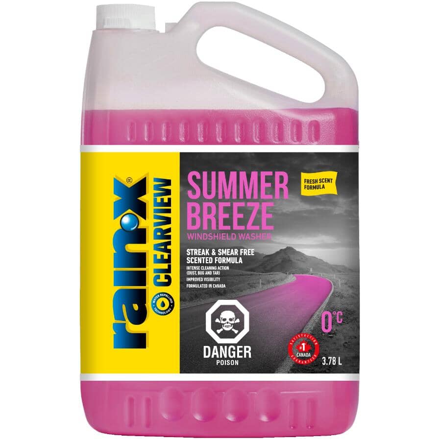 Clearview Summer Breeze Windsheild Washer Fluid - 3.78 L