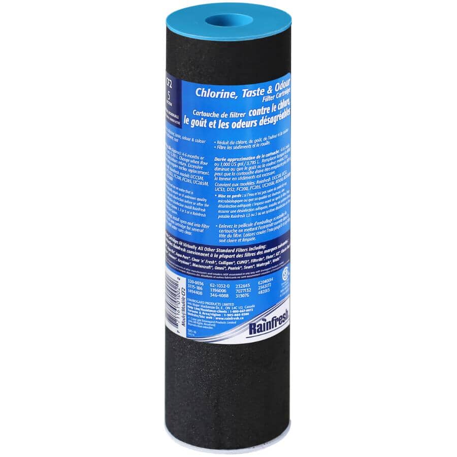 Chlorine, Taste & Odour Filter Cartridge - 5 Micron