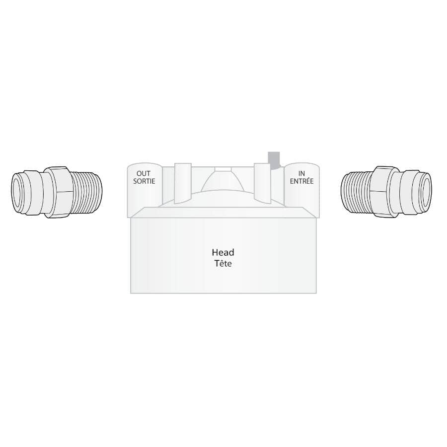 Connector Kit for High Flow Water Filter Models BH010 & BH020