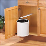 Trash Master Waste Bin - White, 10 Quart