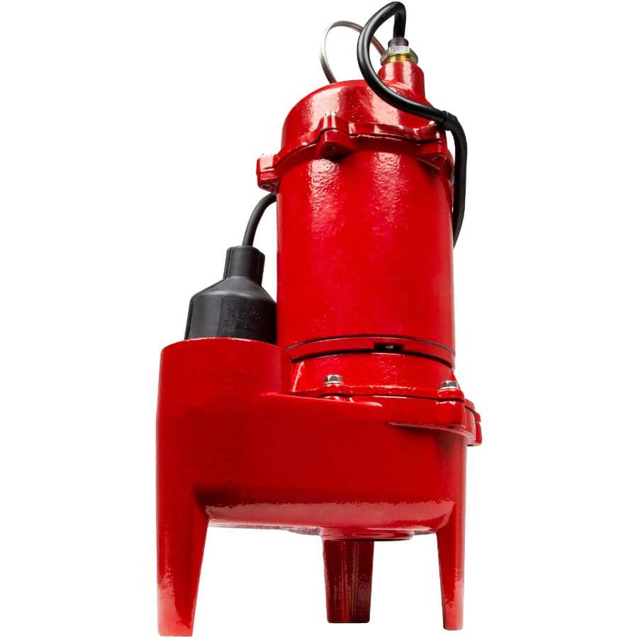 1/2 HP Cast Iron Sewage Pump - with Float Switch