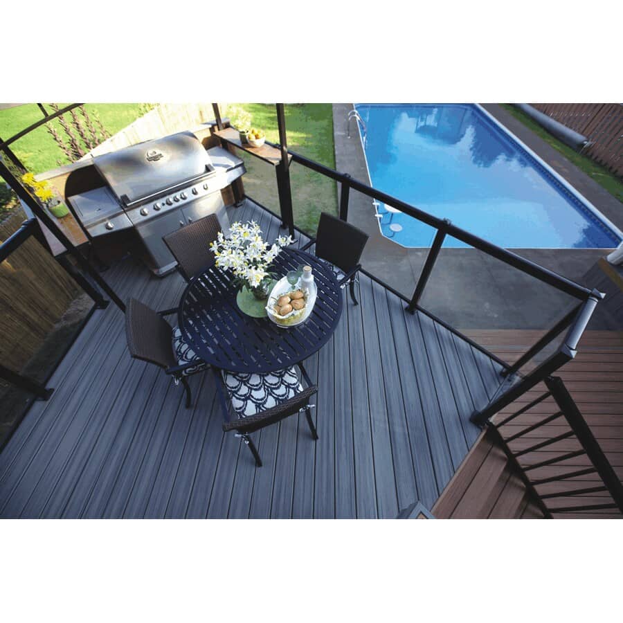 35-7/8" x 27" x 6mm Tempered Glass, for Aluminum Railing