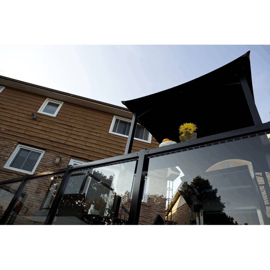 35-7/8" x 30" x 6mm Tempered Glass, for Aluminum Railing