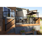 35-7/8" x 39" x 6mm Tempered Glass, for Aluminum Railing