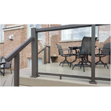 6 Pack 7-1/4" Tempered Glass, for 6' Aluminum Railing