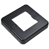 Textured Black Base Plate Cover for 2-1/4" Post