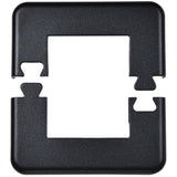 Textured Black Base Plate Cover for 2-1/4" Post