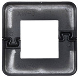 Textured Black Base Plate Cover for 2-1/4" Post
