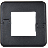 Textured Black Base Plate Cover for 4" Post