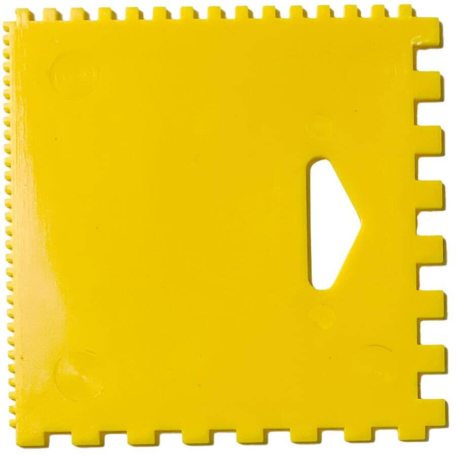 Plastic Square Notch Spreader - 4" x 4"