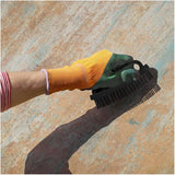 Wire Brush with Easy Grip Handle - 4 Rows x 18 Rows