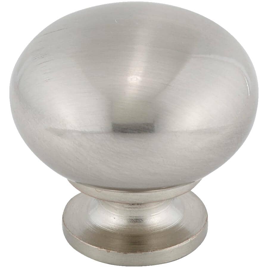 1-1/4" Contemporary Cabinet Knob - Brushed Nickel
