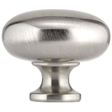 1-1/4" Contemporary Cabinet Knob - Brushed Nickel