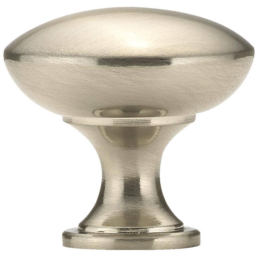1-3/16" Contemporary Cabinet Knob - Brushed Nickel