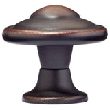 1-7/32" Traditional Cabinet Knob - Brushed Oil Rubbed Bronze