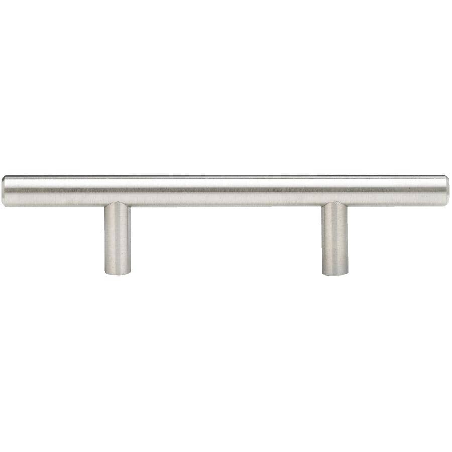 3" Contemporary Cabinet Pull - Brushed Nickel