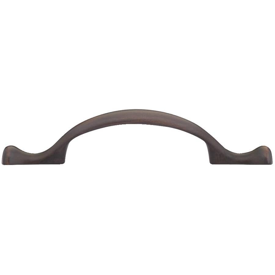 3" Traditional Cabinet Pull - Brushed Oil Rubbed Bronze