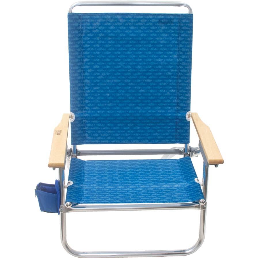 4 Position Aluminum Easy In/Out Beach Chair
