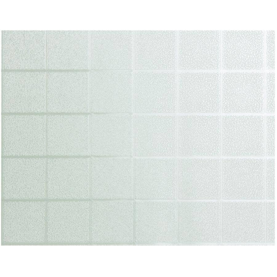 Decorative Privacy Cling Window Film - Grid, 17.78" x 78"