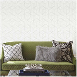 Stripped Hexagon Peel & Stick Wallpaper - 20.5" x  16.5'