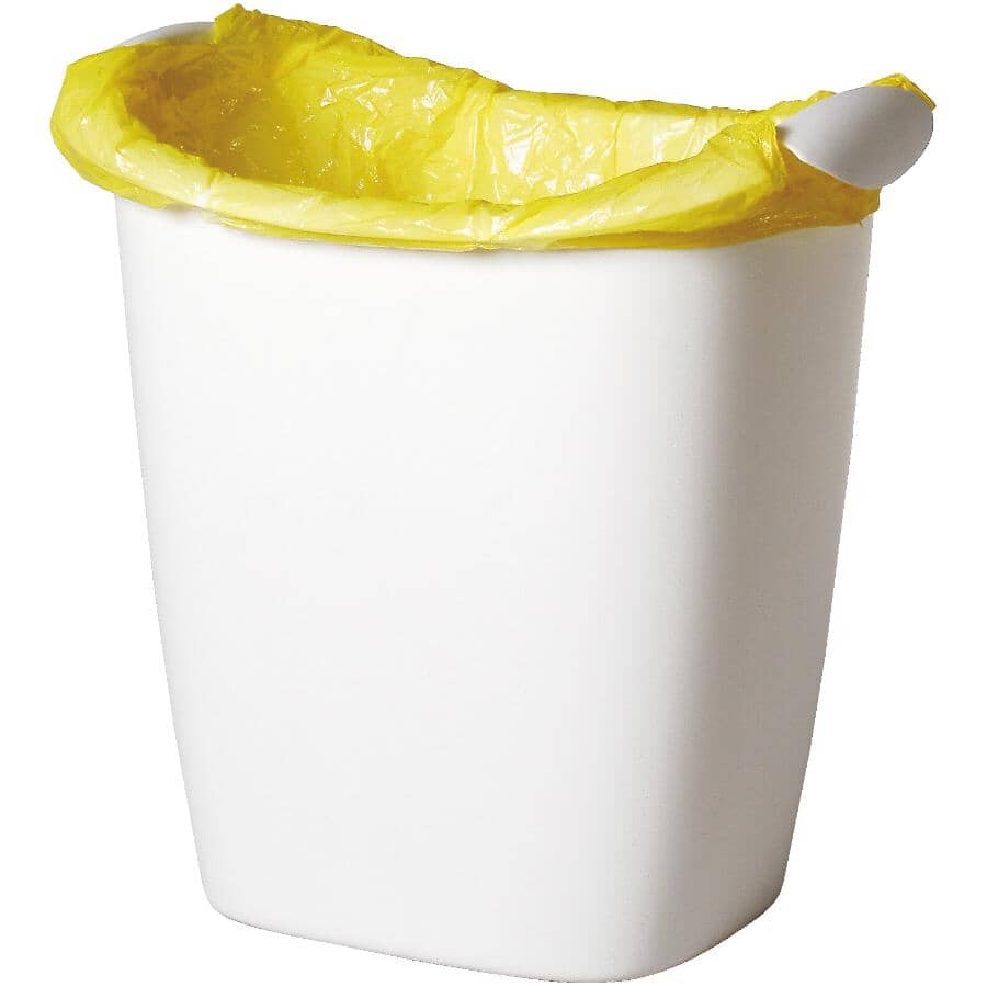 Recycler Bag Wastebasket - White
