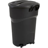 Refuse Can with Wheels - Black, 121 L