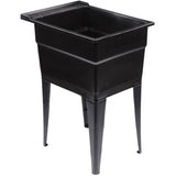 18" x 24.5" Polypropylene Laundry Tub - Black