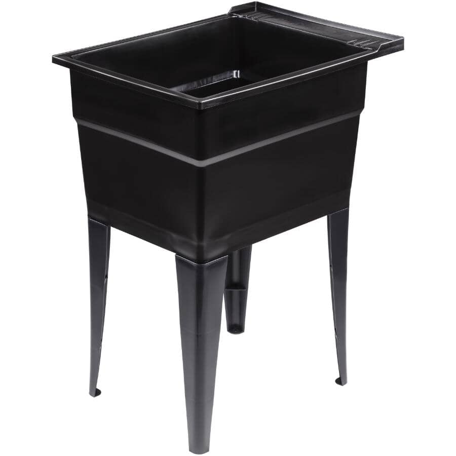18" x 24.5" Polypropylene Laundry Tub - Black