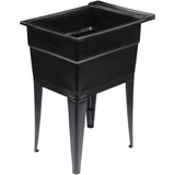 18" x 24.5" Polypropylene Laundry Tub - Black