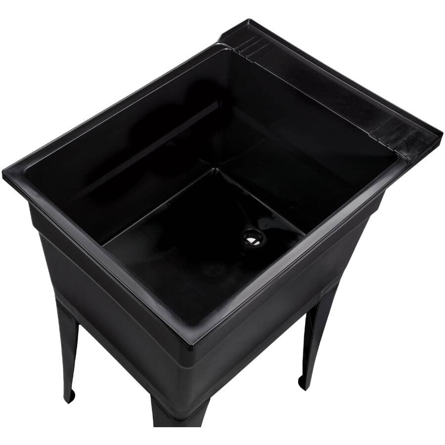 18" x 24.5" Polypropylene Laundry Tub - Black