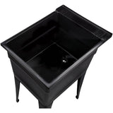 18" x 24.5" Polypropylene Laundry Tub - Black