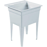 24" x 22" Polypropylene Laundry Tub - Granite Grey