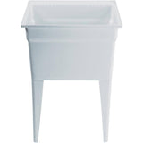 24" x 22" Polypropylene Laundry Tub - Granite Grey