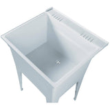 24" x 22" Polypropylene Laundry Tub - Granite Grey
