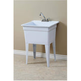 24" x 22" Polypropylene Laundry Tub - Granite Grey