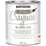 Chalked Ultra Matte Paint - White Linen, 887 ml