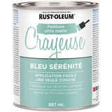 Chalked Ultra Matte Paint - Serenity Blue, 887 ml