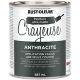 Chalked Ultra Matte Paint - Charcoal, 887 ml