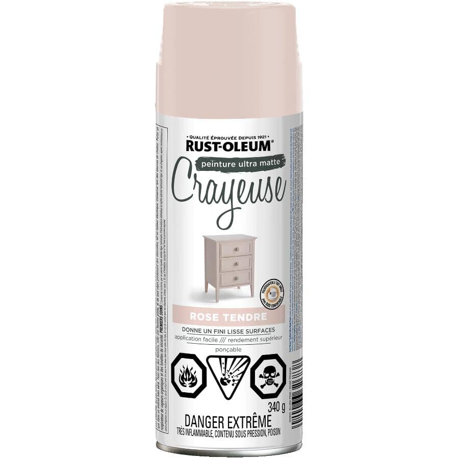 Chalked Ultra Matte Spray Paint - Blush Pink, 340 g