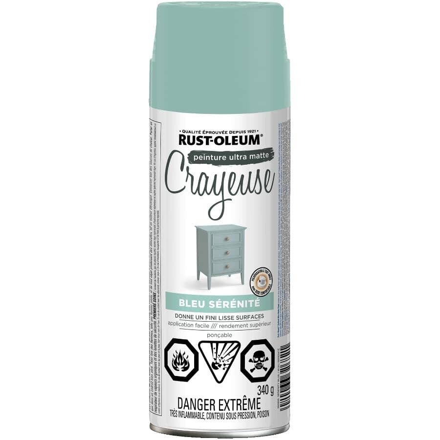 Chalked Ultra Matte Spray Paint - Serenity Blue, 340 g