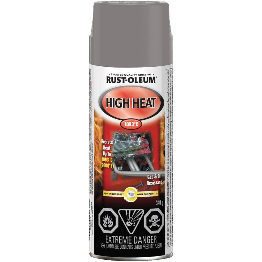 Flat Aluminum High Heat Spray Paint - 340 g