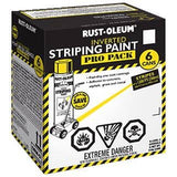 Inverted Striping Acrylic Spray Paint - Yellow, 510 g, 6 Pack