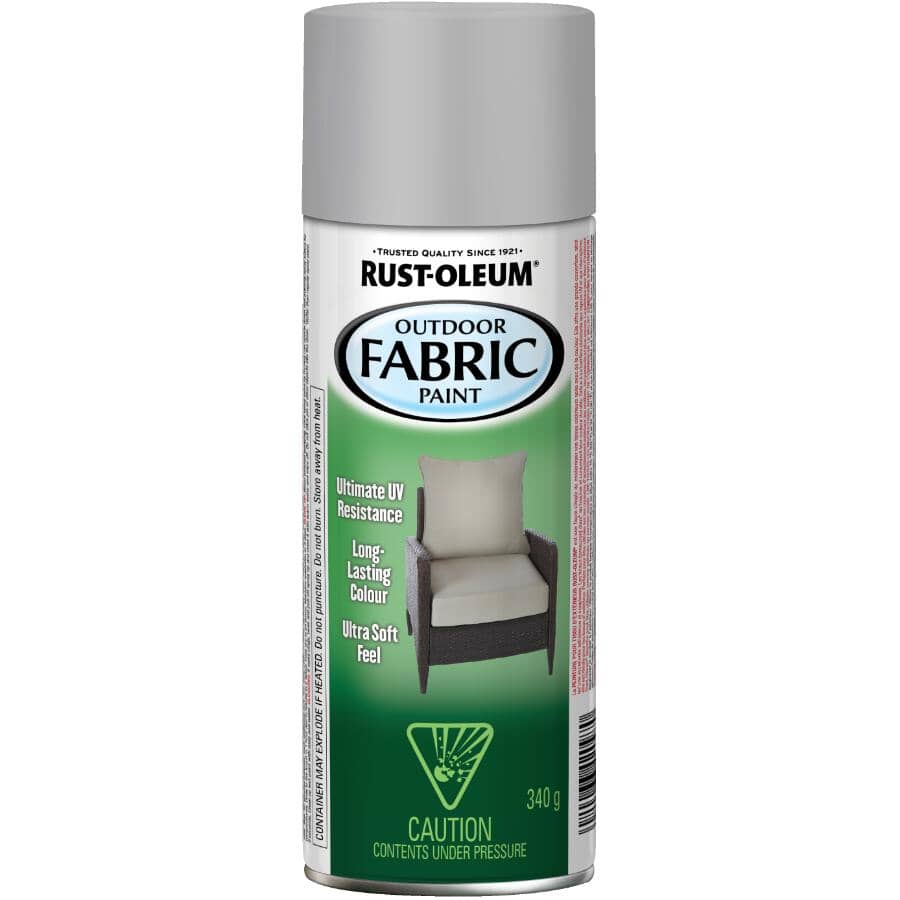Outdoor Fabric Spray Paint - Medium Grey, 340 g