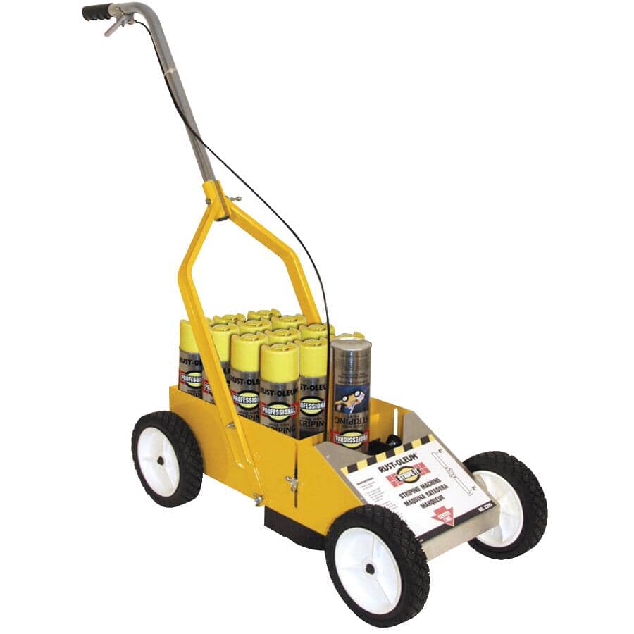 Paint Striping Marker Machine - Holds 12 Cans