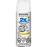 Painter's Touch 2X Ultra Cover Spray Paint - Flat White, 340 g
