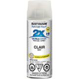 Painter's Touch 2X Ultra Cover Spray Paint - Matte Clear, 340 g