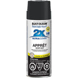 Painter's Touch 2X Ultra Cover Spray Primer - Flat Black, 340 g